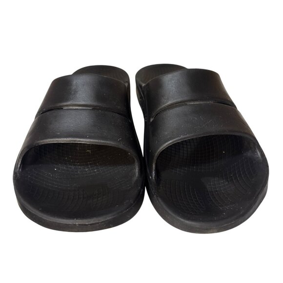 Oofos OOriginal Black Slide Sandals Mens 13 Comfortable Arch Support - Picture 2 of 6